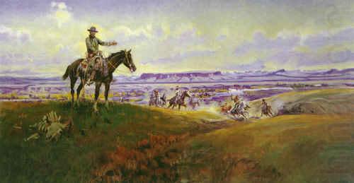 Sun Worship in Montana, Charles M Russell